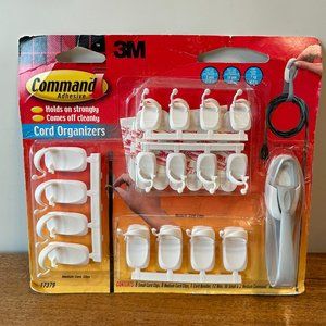 NEW 3M Command Adhesive Cord Organizer kit, electronics, appliances, garage